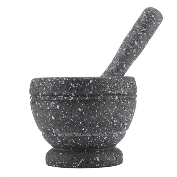 Elowen Hand Mortar Pestle SetPlastic Garlic Grinder Spices Mortar Pestle Set Kitchen Tool for Grinding Bowl