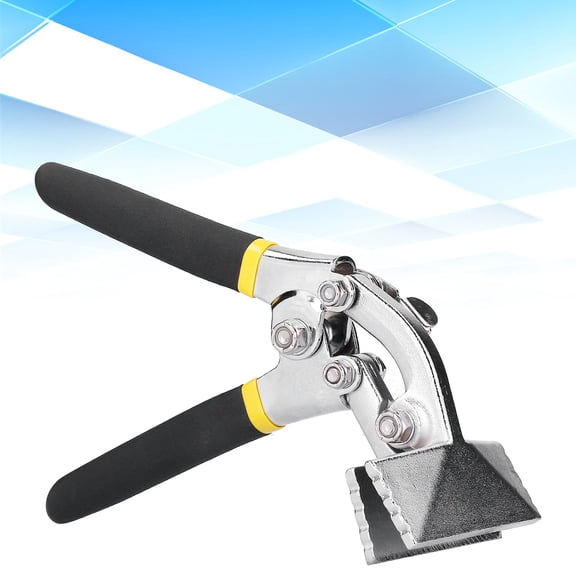 Elowen Hand Seamer Tool Flanging Pliers Flat Nose Crimping Forceps Curved Handle Seamer Manual Bending Seam Tool