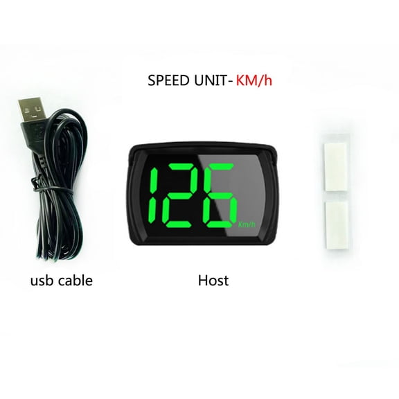 Elowen HeadUp Display Shkalacar Car HeadUp Display GPS Speedometer with LED Large Font for Car Truck SUV Motorcycle, Clear Visibility HUD KM H MPH GPS Digital Speedometer, Day and Night
