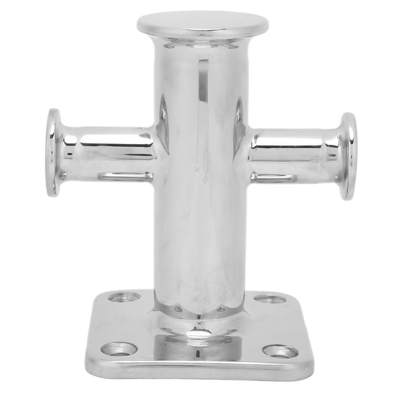 Elowen Heavy Duty Cleat Heavy Duty Cleat, Stable Cross Boat Bollard 316 Stainless Steel Easy Installation for Fishing Boat