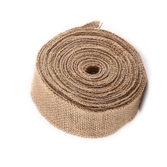 Elowen Hessian Burlap 10M Woven Rustic Hessian Jute Fabric Ribbon Table Runner Elegant Easy to Cut, Add Scenery at Home, Party, Wedding Decor