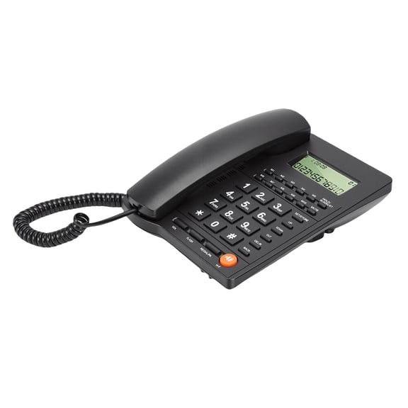 Elowen Home PhoneLandline Telephone Home Phone Wired Phone Large Key Telephone Caller ID Retro Desk Wall Phone Speakerphone 16 Ringtones 32 Blacklist for Seniors Hotel Office