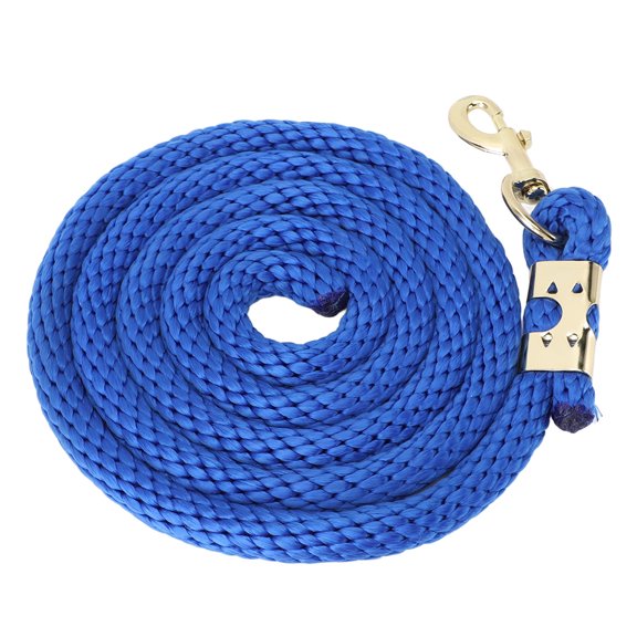 Elowen Horse Lunge RopeHorse Training Rope, 2m Horse Lunge Line Sturdy with Hook for Walking Handling Controlling Navy Blue