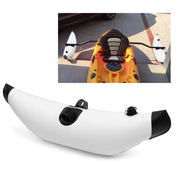 Elowen Inflatable Outrigger 2pcs Kayak PVC Inflatable Outrigger Float Stabilizer for Fishing and Paddling