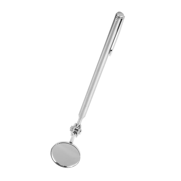 Elowen Inspection Mirror Car Inspection Mirror Hand Tool, Extending Detection Round Lens, Great for Household, Electronics, Workshop Use, 30mm or 50mm Diameter Mirror, Adjustable Shaft up to