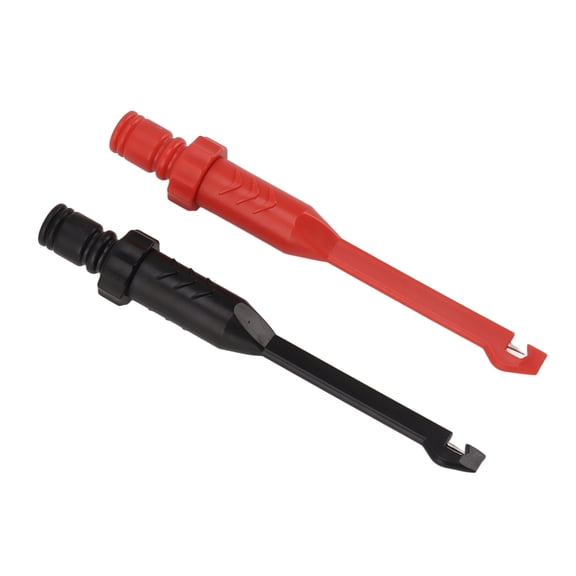 Elowen Insulation Clip Wire Piercing Test Clip, Multimeter Wire Piercing Probe 2pcs Compact with 4mm Female Banana Sockets for Automotive Circuit Detection