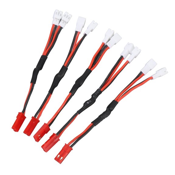 Elowen JST Male to PH 2.0 Female CableJST Plug Splitter, 5pcs Plastic Copper JST To PH 2.0 Connector for RC Motor