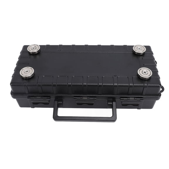 Elowen Key Holder Magnetic Key Holder, Under Car Key Box Portable Handle for USB Drives Locators