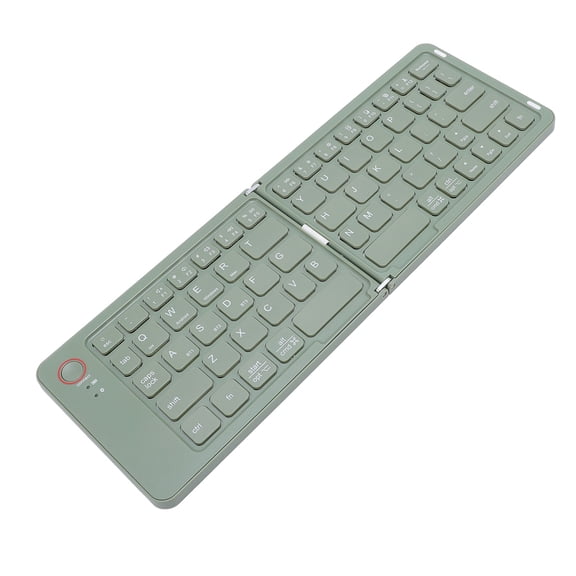 Elowen KeyboardPortable Keyboard, 67 Keys Foldable Keyboard Bluetooth 5.1 for Tablet Green