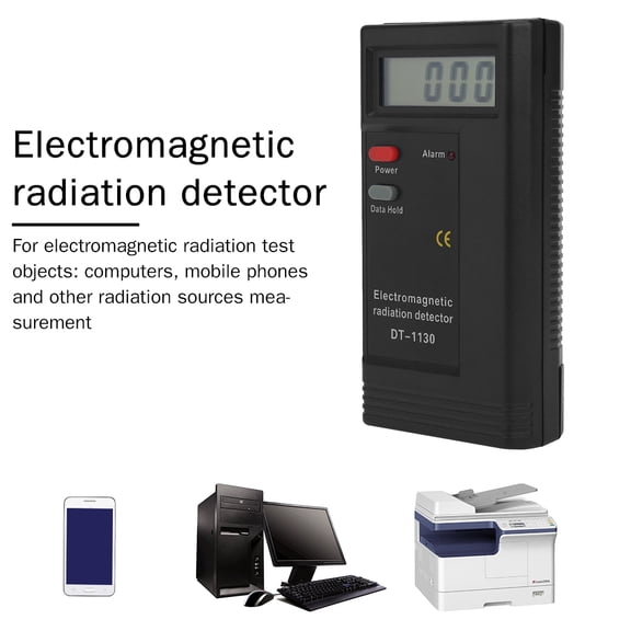Elowen LCD Electromagnetic Radiation DetectorLCD Digital Electromagnetic Radiation Detector EMF Meter Tester for Home Appliances and Industrial Devices