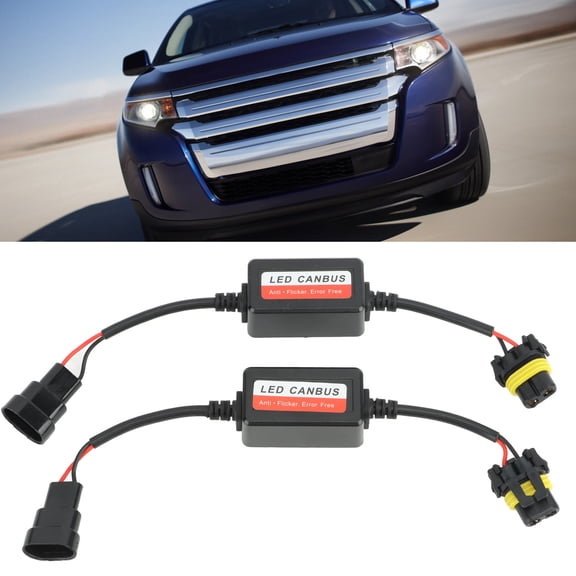 Elowen LED Canbus Decoder Headlight Decoder, 12V 4A Fault Detection Reliable Accurate LED Canbus Decoder for 9005 9006 9012 Plug for Fog Light