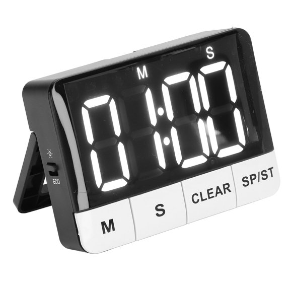 Elowen LED Digital Timer Digital Timer, Wide Application Easy Setting Various Modes Countdown Timer Portable Memory Function for Gym