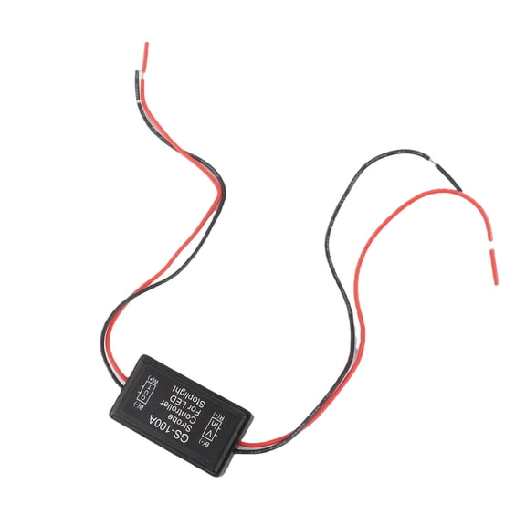 Elowen LED Flash Control Module Flasher Module, Strobe Controller Durable with Double-Sided Adhesive for Control the Brake Lights for 12V Cars Motorcycles,