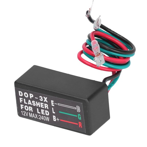 Elowen LED Flasher Module LED Flasher Module, Flash Relay 12VDC 20A for Motorcycle for Car
