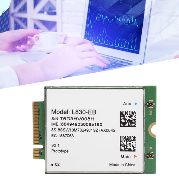 Elowen LTE Cat6 Module M.2 Module, 4G Module Wireless Network Card for Laptops for Industries for Tablets