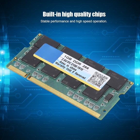 Elowen Laptop MemoryLaptop RAM DDR, Laptop RAM 1G Capacity for Laptop