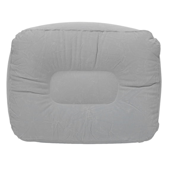 Elowen Leg Pillow Leg Pillow, Prevent Swollen PVC Flocking Airplane Knee Rest Pillow Fast Inflating Soft Travel Accessories for Car for Adults