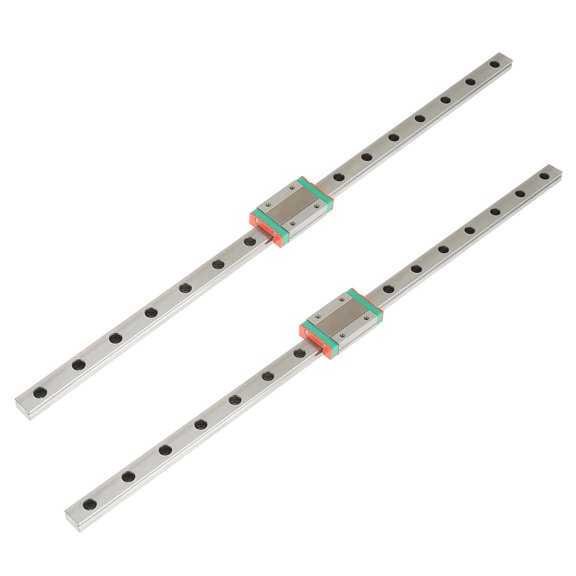 Elowen Linear Motion Rail LML12H Linear Rails 400mm MGN12H Slide Blocks Small Lightweight Linear Rail Carriage for Equipment