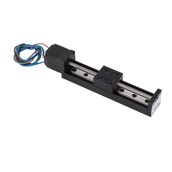 Elowen Linear Rail Motion Slide Actuator X Y Z Linear Stage Actuator, Mini Linear Rail Guide Slide Actuator High Accuracy Thickened Bottom Plate Large Horizontal Vertical Load Aluminium Alloy for DIY