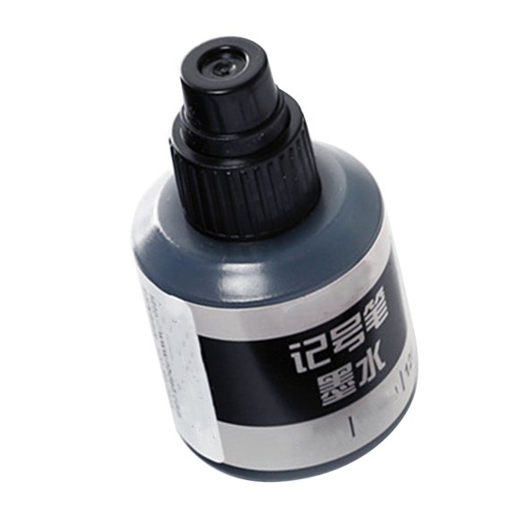 Elowen Marker Pen Ink 12ml Marker Ink Fade Resistance Quick Refilling Marker Ink with Drop Dispensing for Offices Warehouses