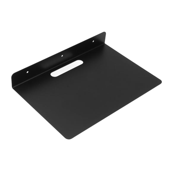 Elowen Metal Floating AV Shelf Wall Mounted Rack, Rust Proof Thickened Floating AV Shelf for Projector for Router