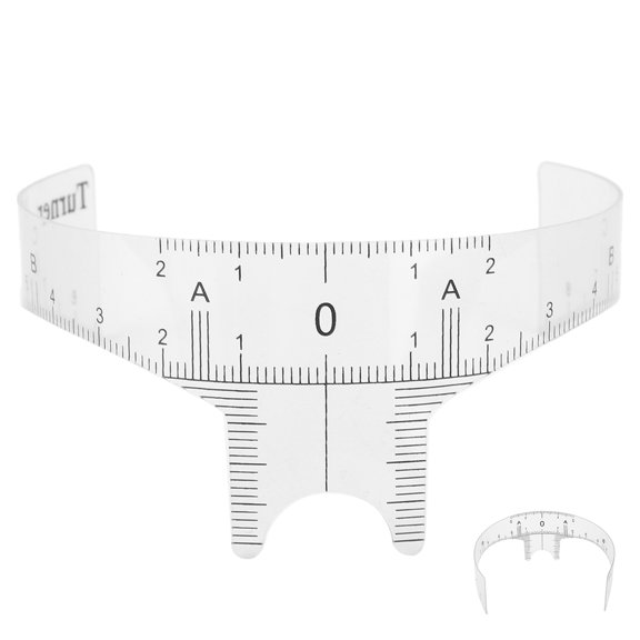 Elowen Microblading Ruler Microblading Ruler, Eyebrow Measuring Tool Eyebrow Ruler for Makeup B