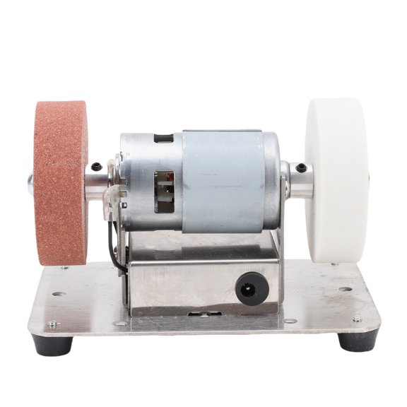 Elowen Mini Bench Grinder with 2 WheelsBench Mini Bench Grinder with 2 Wheels Electric Multi Purpose Grinding Machine for Metal Wood Cutter Making Jewelry Buffing