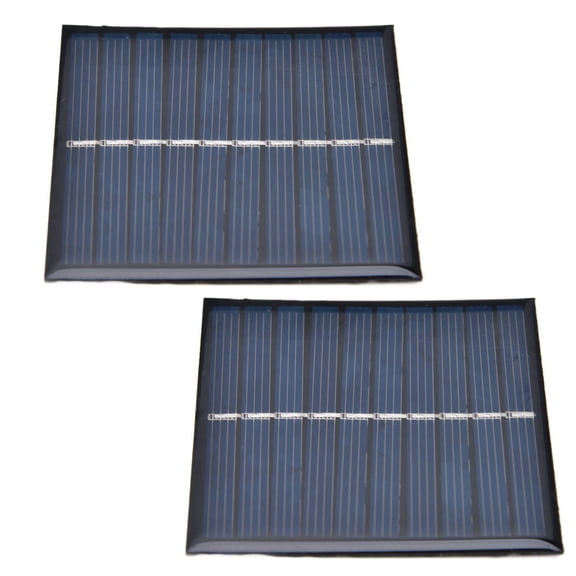 Elowen Mini Encapsulated Solar Cell Encapsulated Solar Cell, 2Pcs Environmental Protection High Output Efficiency Portable Convert Sun Energy Mini Solar Panel for Low Power Electrical Appliances