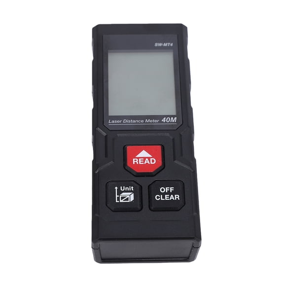 Elowen Mini Measure Distance Meter with Precise Measurements, Easy Operation, Large Backlit LCD for DIY Professionals, Bubble Level and Auto Shutoff