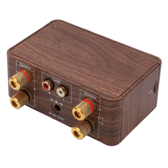Elowen Mini Power Mini Bluetooth 5.0 Power Amplifier, 2 Channel DC9V-24V Stereo HiFi Digital Amp with USB Input for Home Theater