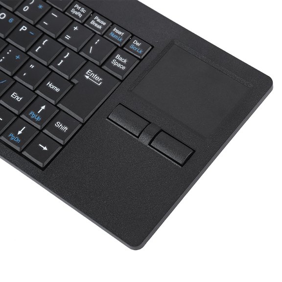 Elowen Mini USB KeyboardWired USB Touchpad Hub Port Keyboard 86 Key Mute Ultra Thin Keyboard Notebook Desk