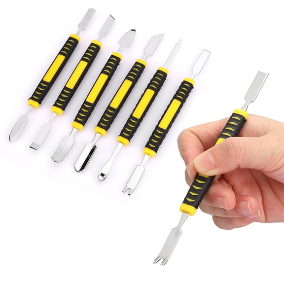 Elowen Mobile Phone Opening Tool Knife 6 in 1 Phone Pry Bar, Mobile Phone Opening Tool Knife Carbon Steel Material for Smart Phone