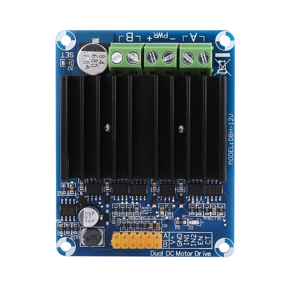 Elowen Motor Controller DC5-12V 30A Channel H Bridge Motor Driver Module for Toy Car Motors and More