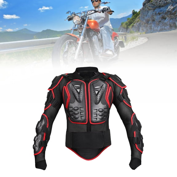 Elowen Motorcycle Full Body Armor Motorcycle Protective Jacket, Anticollision Motorcycle Chest Spine Protector for Riding for Motocross ATV L
