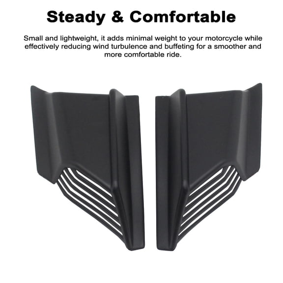 Elowen Motorcycle Winglets Aerodynamic Motorcycle Winglet Aerodynamic Wing Kit Motorbike Side Spoiler Universal Modified Accessories Replacement for ADV150 ADV160 2019-2023