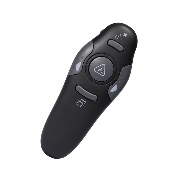 Elowen Multifunction Presentation Remote Multifunction 2.4GHz Wireless Presenter Remote, 98ft Control Range, Red Presentation Pointer, Plug-and-Play Page Turner, Portable Presenter Clicker for