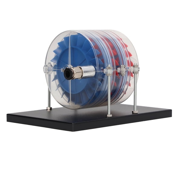 Elowen Multistage Steam Model Steam Turbine Model, Turbine Demonstration Model Durable for Science Projects