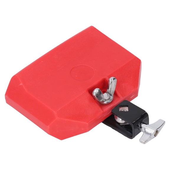 Elowen Musical Percussion Block Jam Block, Jam Block Percussion Instrument Hard Plastic for Cowbell Stand