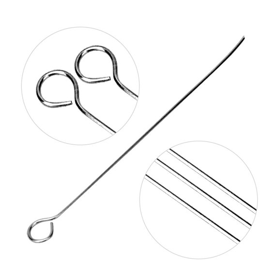 Elowen Nichrome Needle Tip Inoculation Loop, Inoculating Needle 50PCS for Laboratory