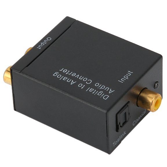 Elowen Optical to Converter Stereo Audio Adapter, Digital To Analog Converte Stereo R/L Output for PS3 HDDVD for Home Cinema Systems