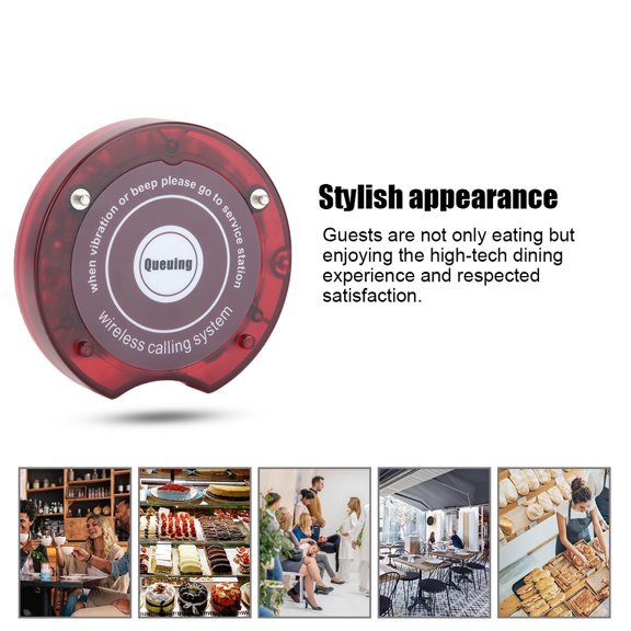 Elowen Pager Waiter CallingPaging Queue System, Great Craftsmanship for Home