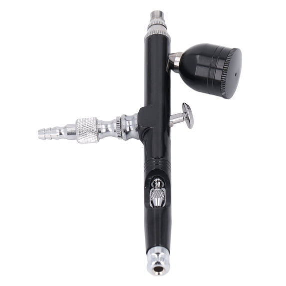 Elowen Paint Airbrush Kit, Wear Resistant Air Brush Sprayer Simple Operation Multifunctional Flow Adjustable for Model Wall Painting