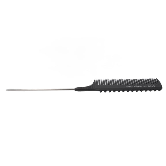 Elowen Parting Comb Parting Comb, Highlighting Clip Comb Multipurpose for Unisex Black