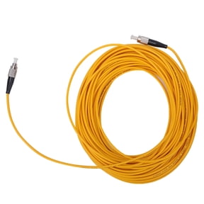 Elowen Patch Cable Fc/upc 20m FC/UPC to FC/UPC Single Mode Optical Fiber Patch Cable Cord Yellow