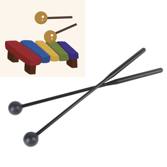 Elowen Percussion DRUM MALLET PERCUSSION STICK MARIMBA BELLS CHIME XYLOPHONE DRUMSTICKS, DURABLE RUBBER PLASTIC ABS, LIGHTWEIGHT CONVENIENT FOR PERFORMANCES