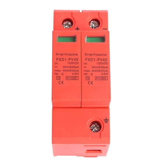 Elowen Photovoltaic DC Protector Voltage Arrester Device, Efficient Protection Power DC Photovoltaic Lightning Protector for Electronic Equipment