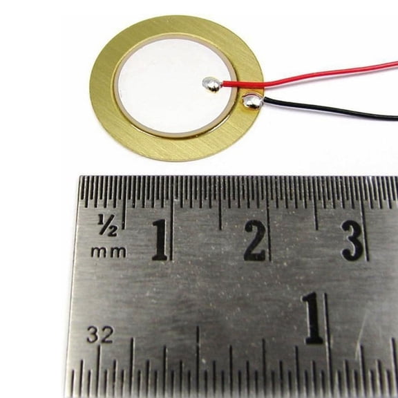 Elowen Piezo Disc Transducer Piezo Pickup Disc, High Sensitivity 15Pcs Piezo Discs for Guitar