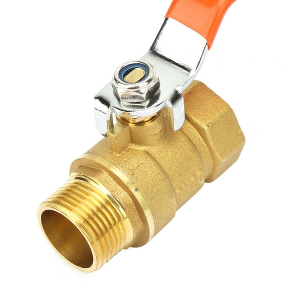 Elowen Pipe Valve BRASS PIPE BALL VALVE MALE FEMALE THREAD 3/DN20 sturdy SHUTOFF CONTROL WATER