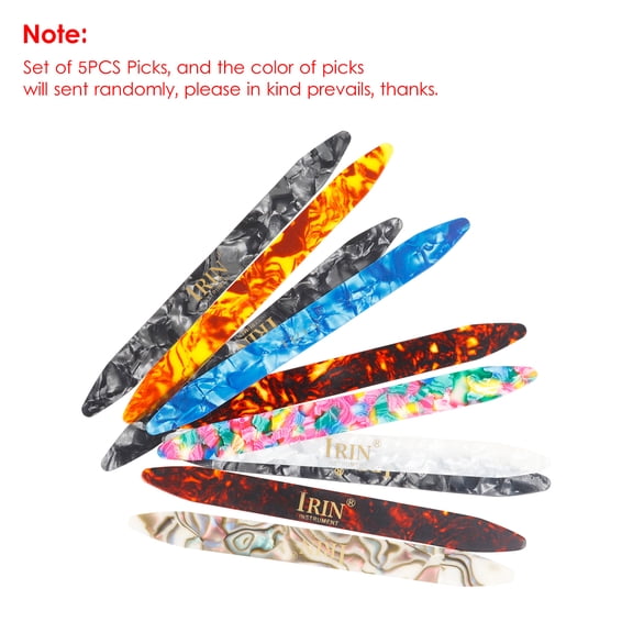 Elowen Plectrum Oud Risha Pick Musical IRIN 5pcs Celluloid Picks Plectrum Oud Risha Pick for Yueqin Moon Lute -chin Oud String Musical Instrument