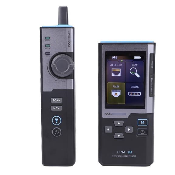 Elowen PoE Cable Tester Network Cable Tester Multi Functional Anti Interference Wire Tracer Ethernet Cable Tester for Troubleshooting Maintenance